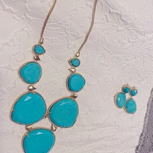 Kendra Scott Rebecca necklace and earrings